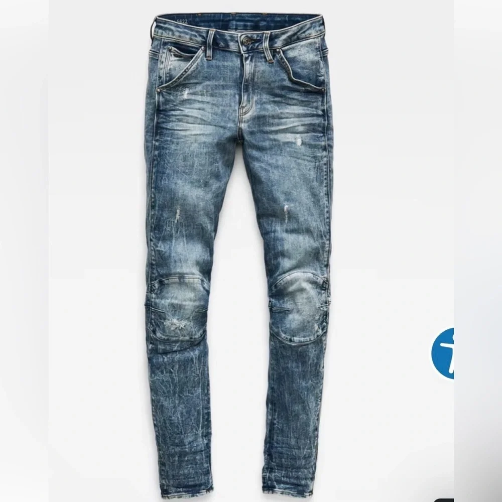 G-Star Raw Light Vintage Destroyed Skinny Women’s Jeans size 25/30 Strechy
